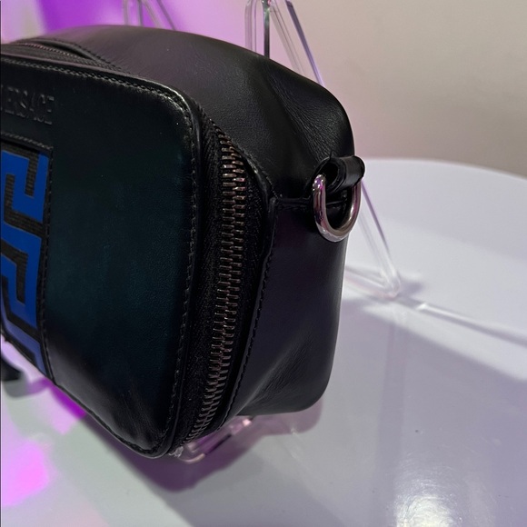 Versace Black and Blue Crossbody Bag - Picture 3 of 15